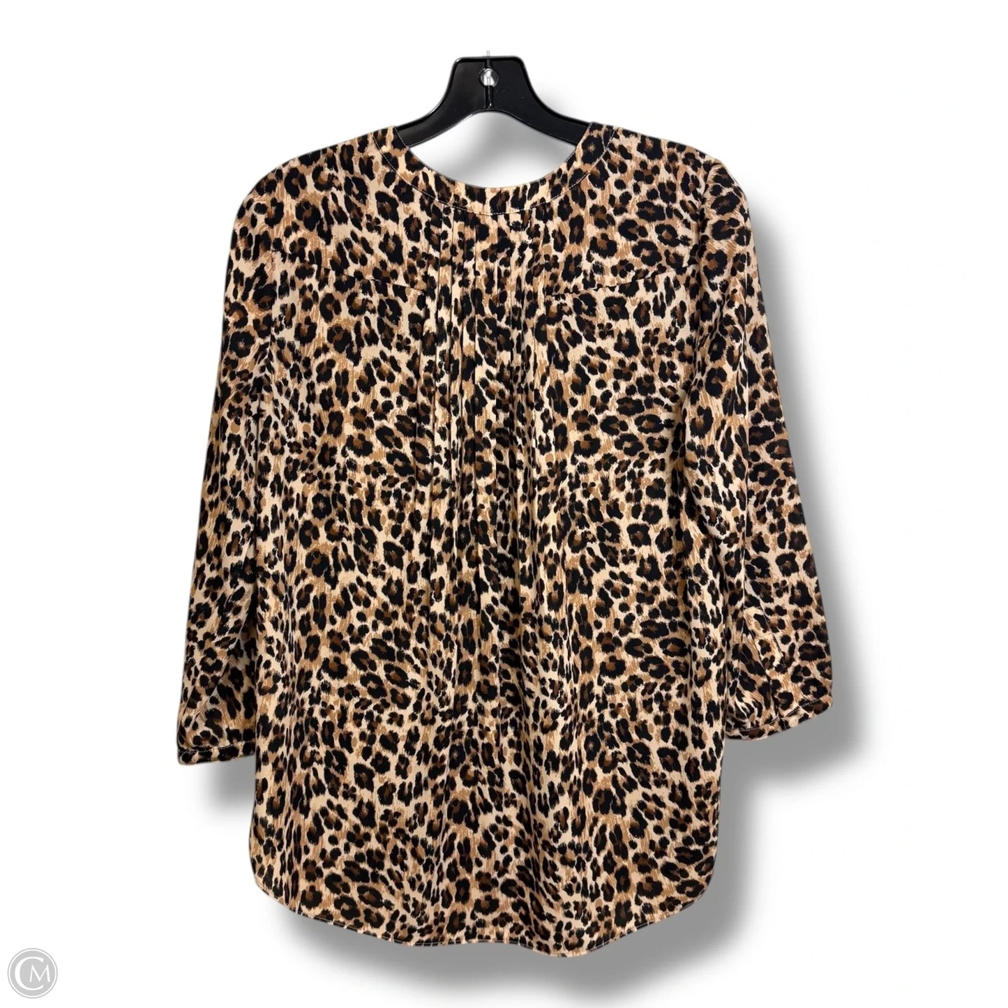 Top Long Sleeve By Clothes Mentor In Animal Print, Size: S