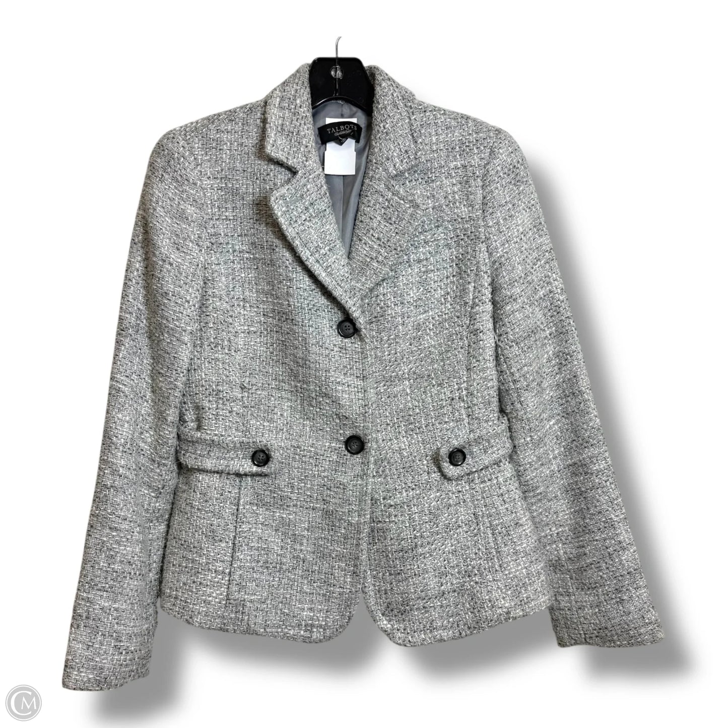 Blazer By Talbots In Grey, Size: 2