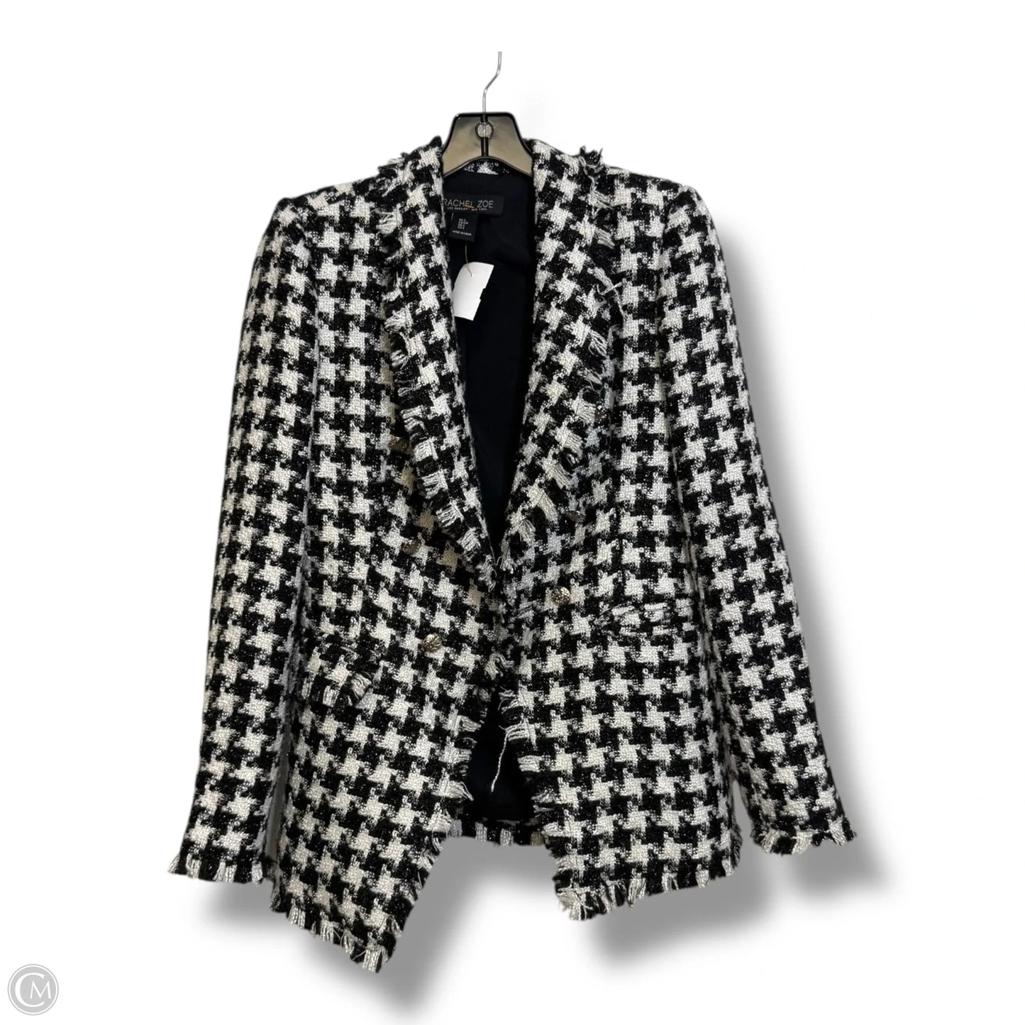 Blazer By Rachel Zoe In Checkered Pattern, Size: S