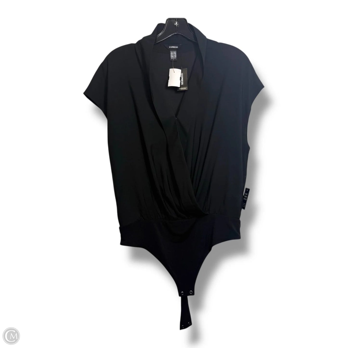 Top Long Sleeve By Express In Black, Size: L