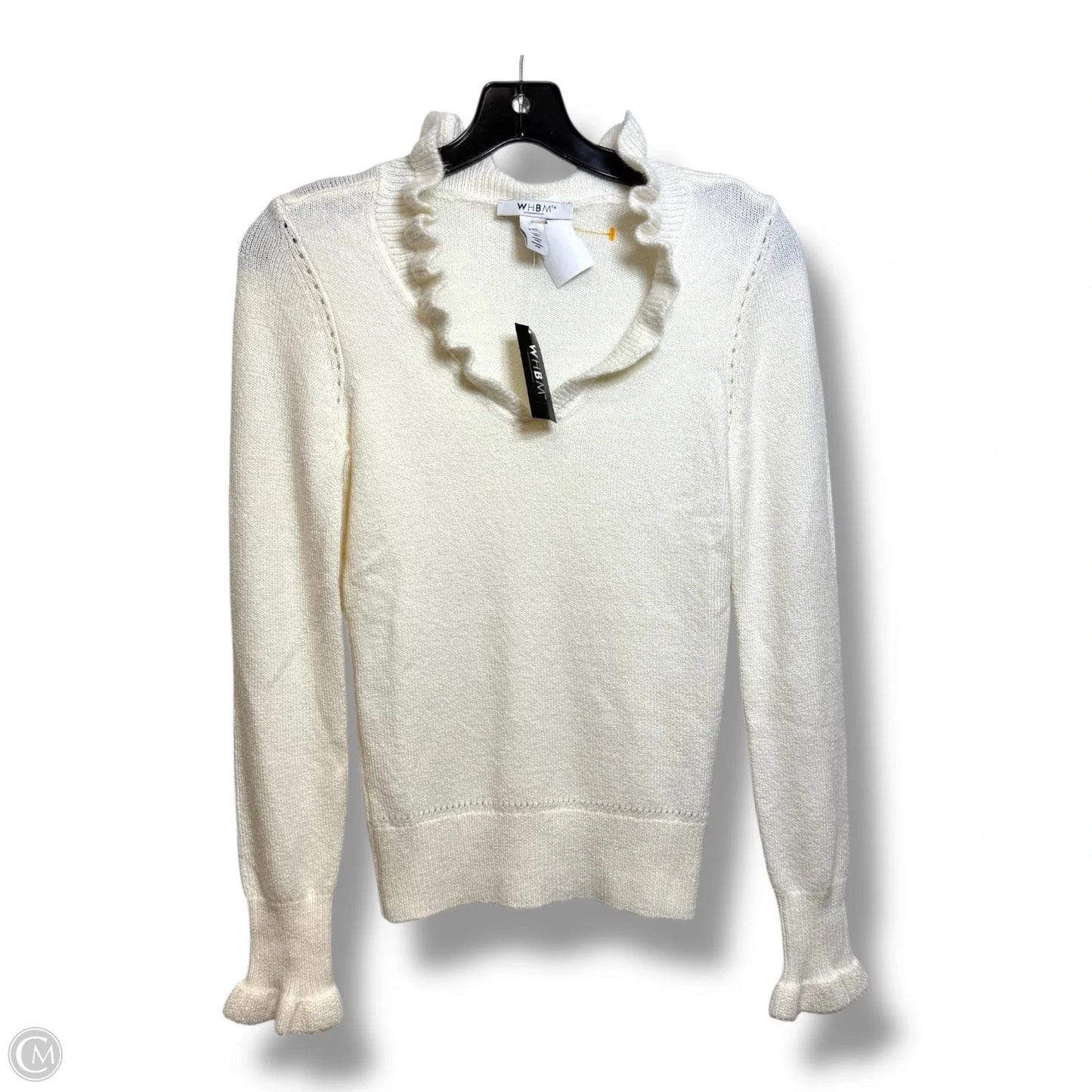 Sweater By White House Black Market In Cream, Size: Xs