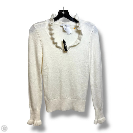 Sweater By White House Black Market In Cream, Size: Xs