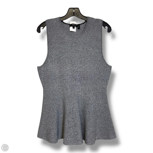 Top Sleeveless By Theory In Grey, Size: L