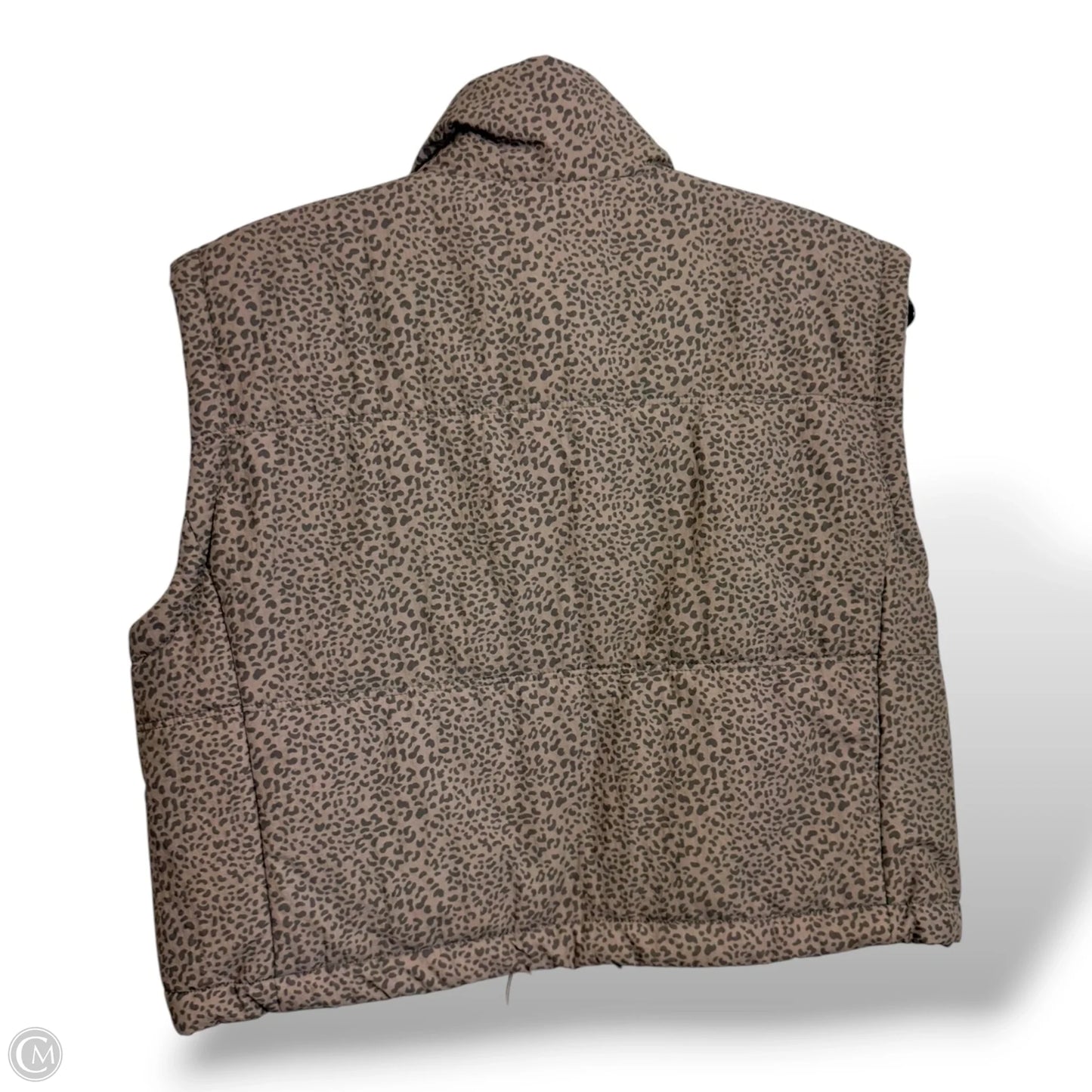 Vest Puffer & Quilted By Thread And Supply In Animal Print, Size: S