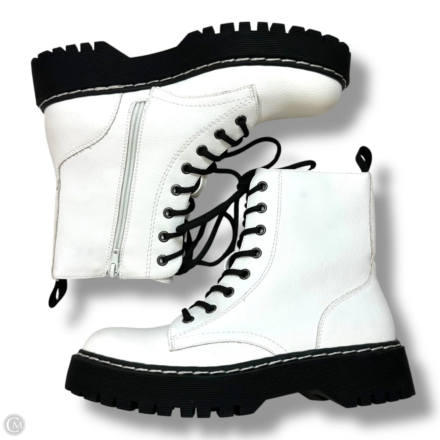 Boots Ankle Flats By Sincerely Jules In White, Size: 8.5