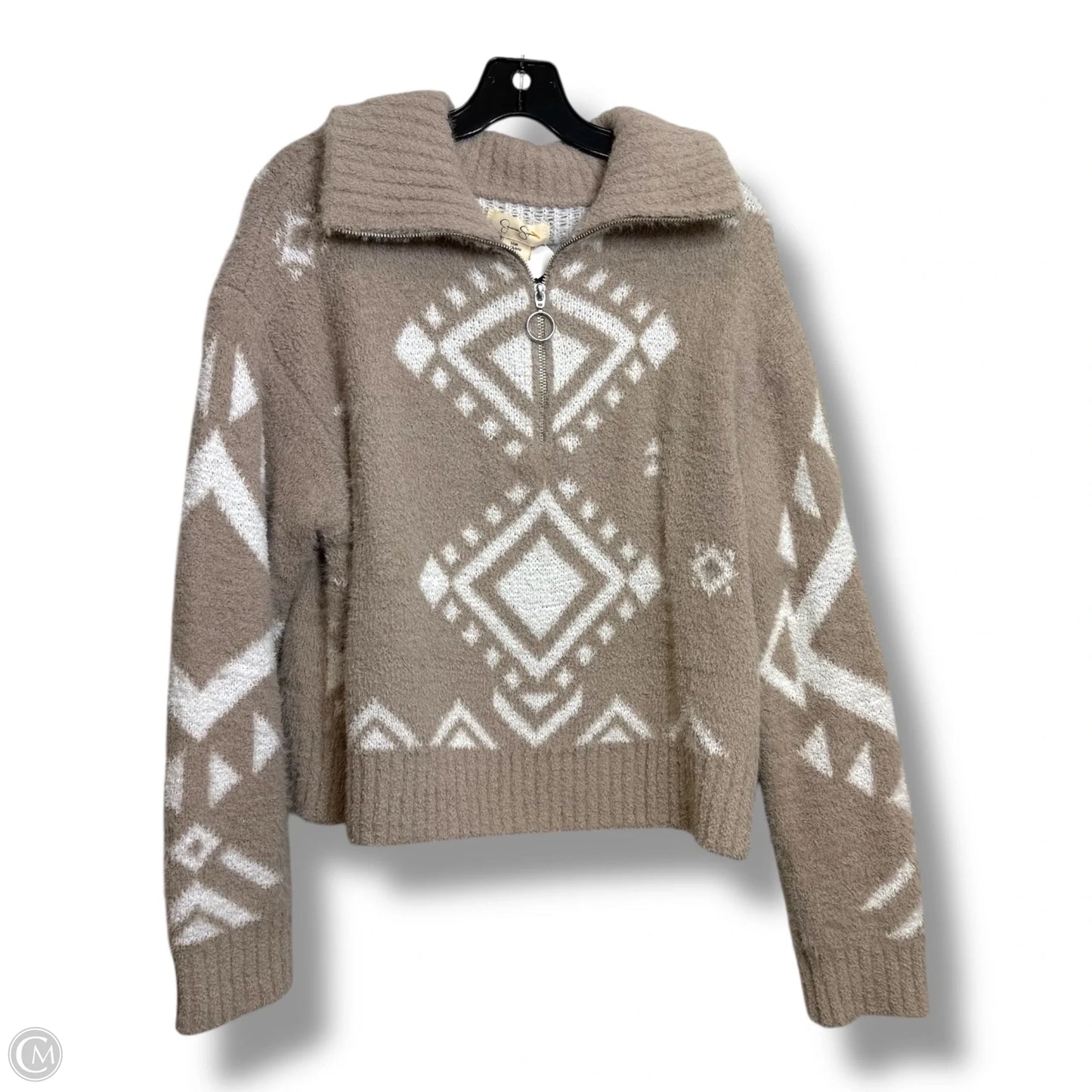 Sweater By Jessica Simpson In Tan, Size: M