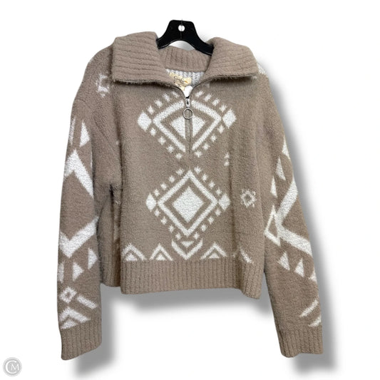 Sweater By Jessica Simpson In Tan, Size: M