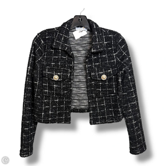Blazer By Sincerely Jules In Black & White, Size: Xs