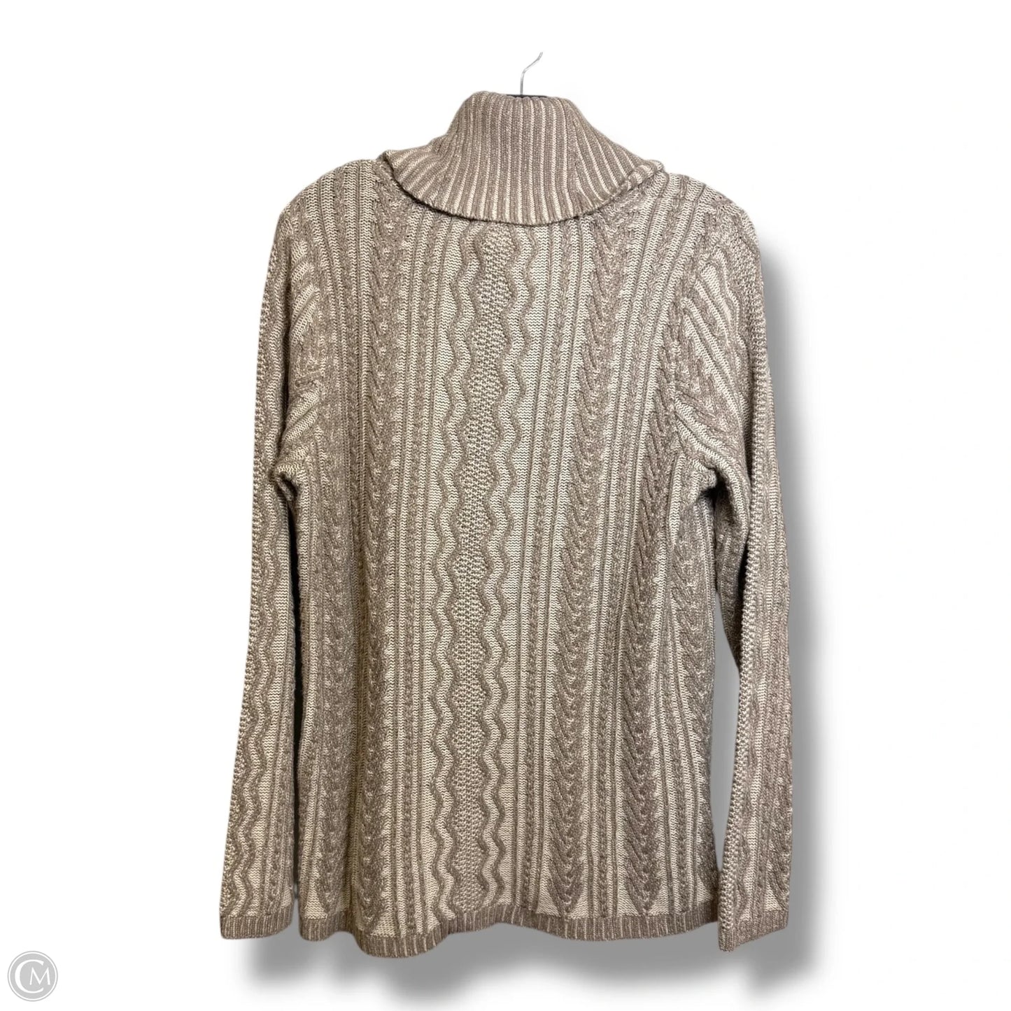 Sweater By Eight Eight Eight In Tan, Size: L