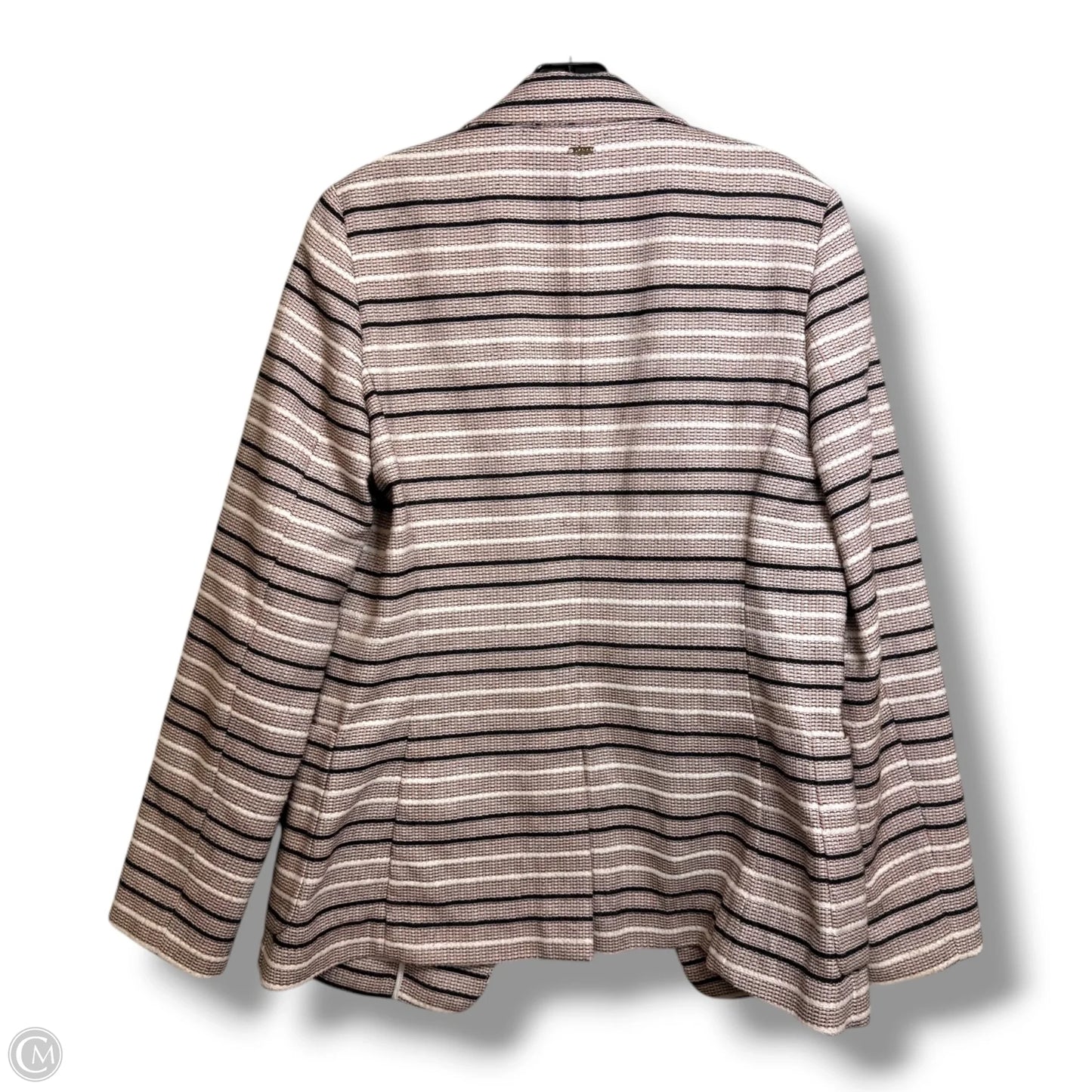 Blazer By Dkny In Striped Pattern, Size: M