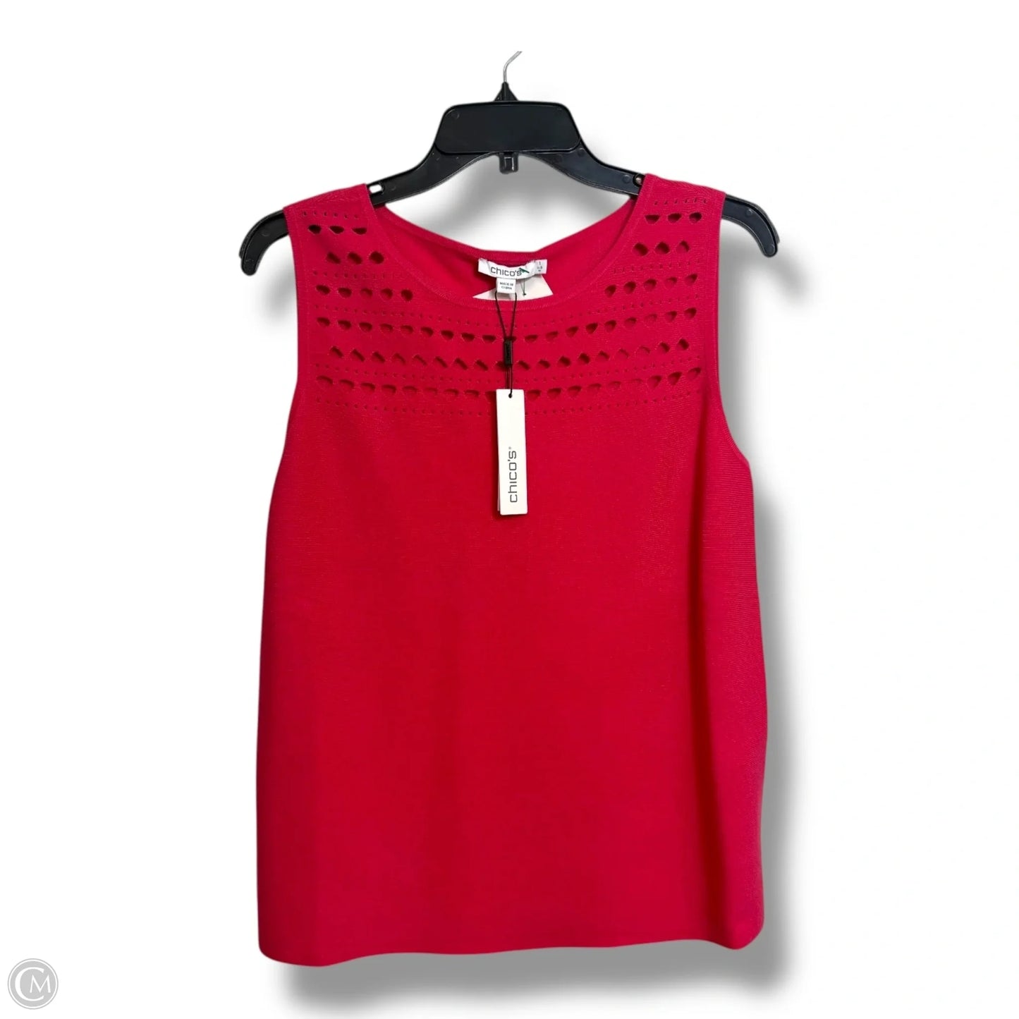 Sweater 2pc By Chicos In Pink, Size: M