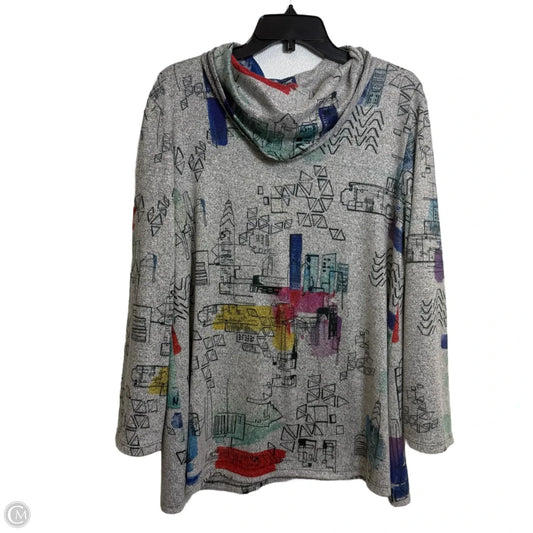 Top Long Sleeve By Jess And Jane In Grey, Size: Xl