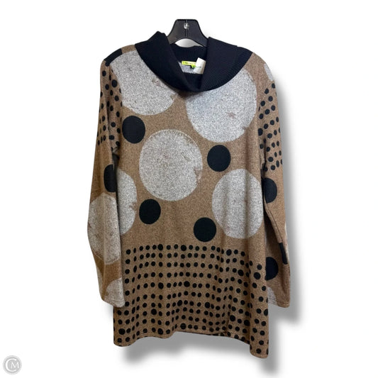 Sweater By TRISHA TYLER In Tan, Size: L