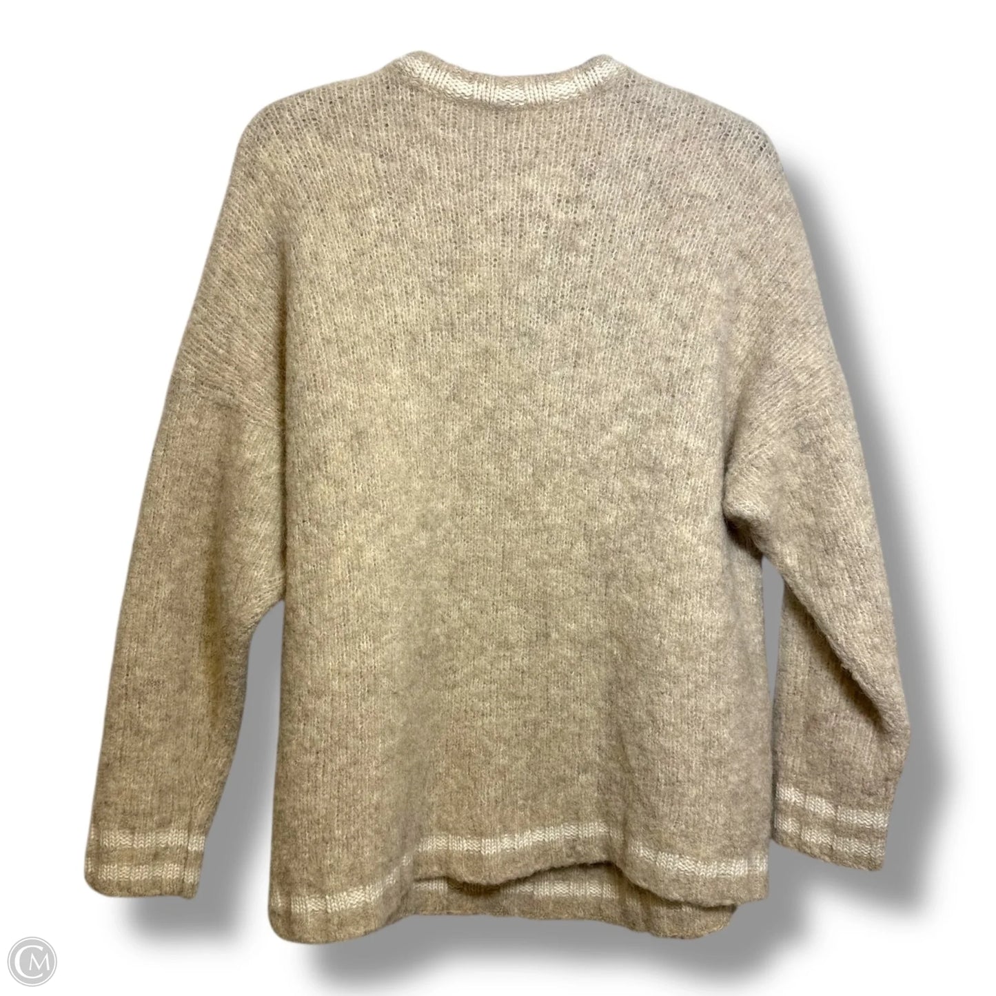 Vintage Sweater By HUGO BOSS In Cream, Size: M