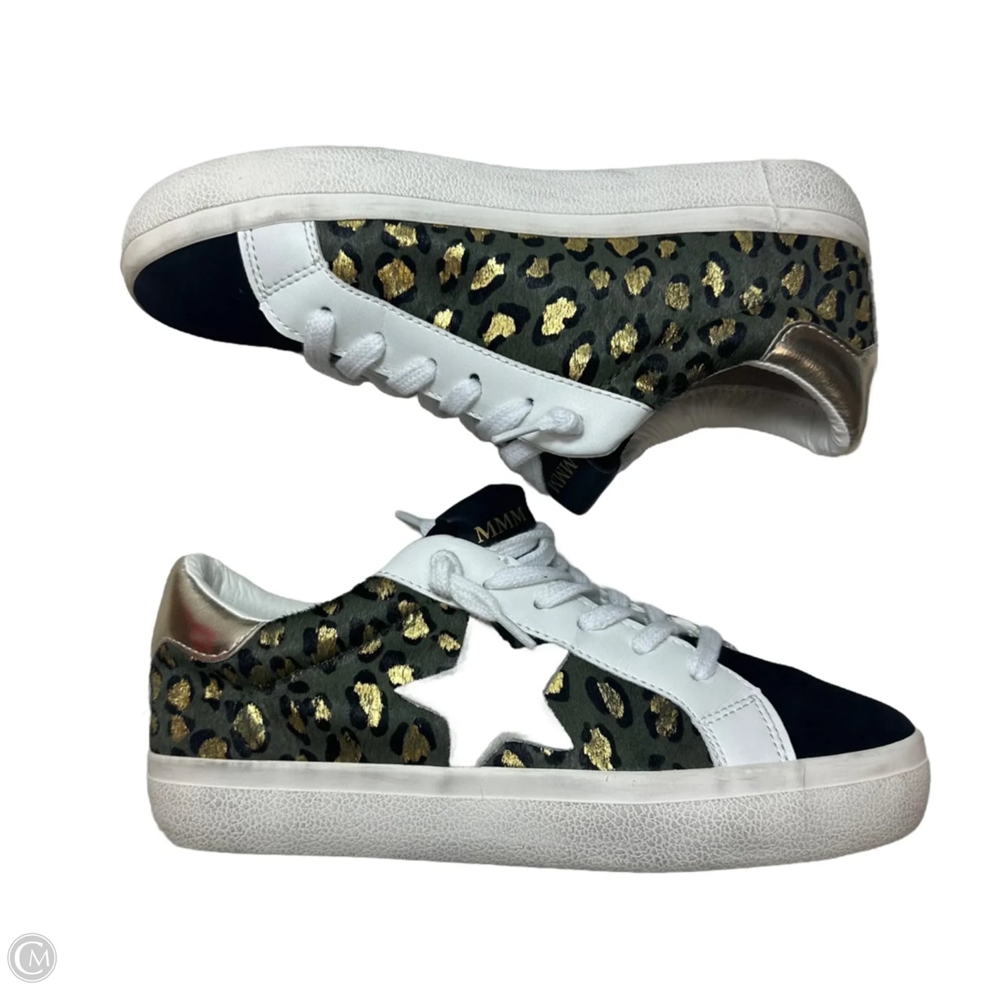 Shoes Athletic By Clothes Mentor In Animal Print, Size: 9.5
