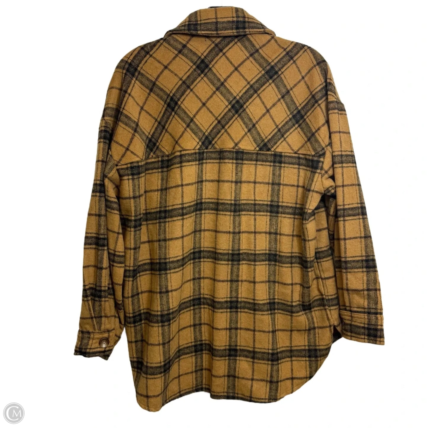 Top Long Sleeve By Timing In Tan, Size: S