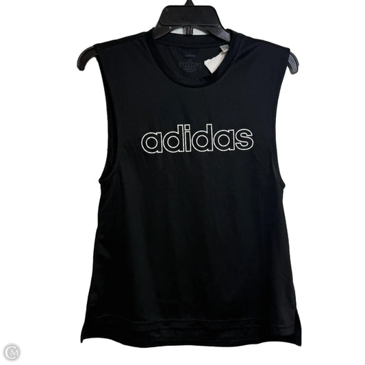 Athletic Tank Top By Adidas In Black, Size: Xs
