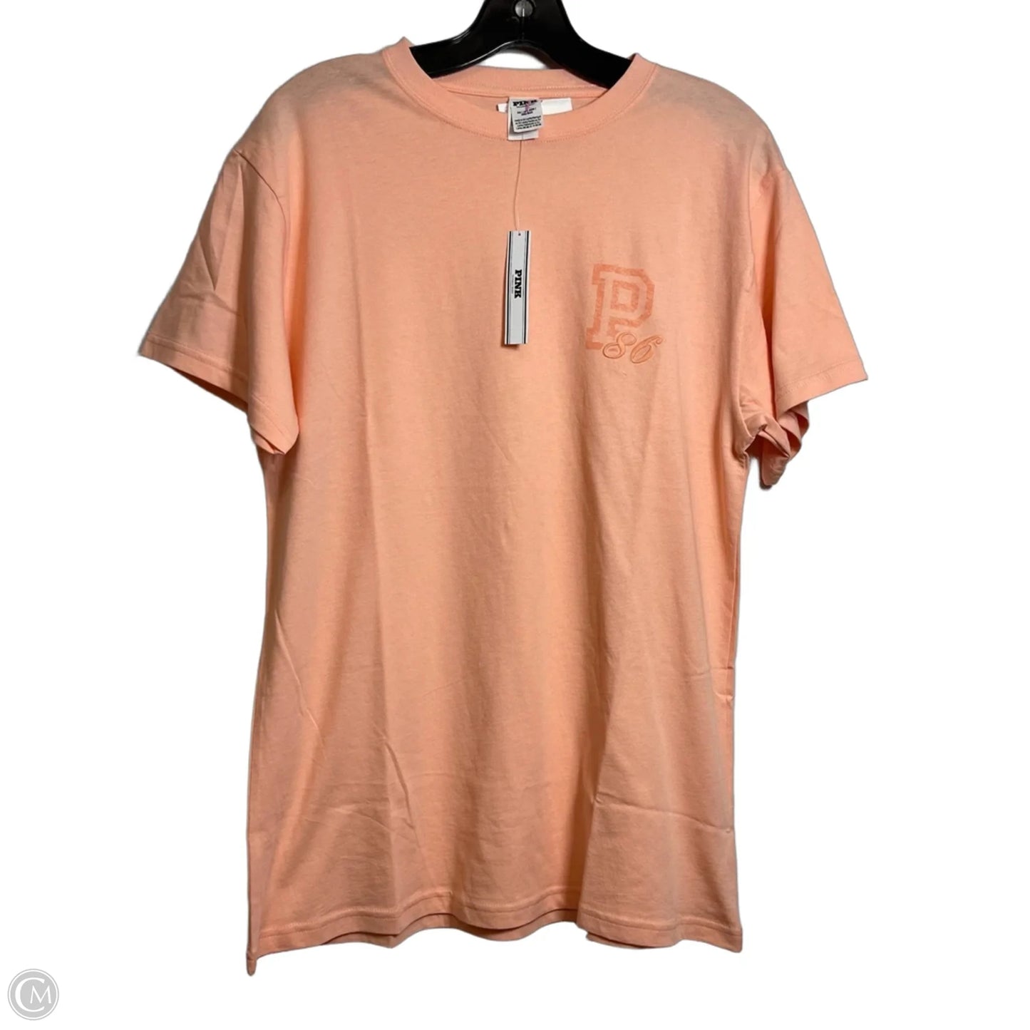 Top Short Sleeve By Pink In Peach, Size: Xs