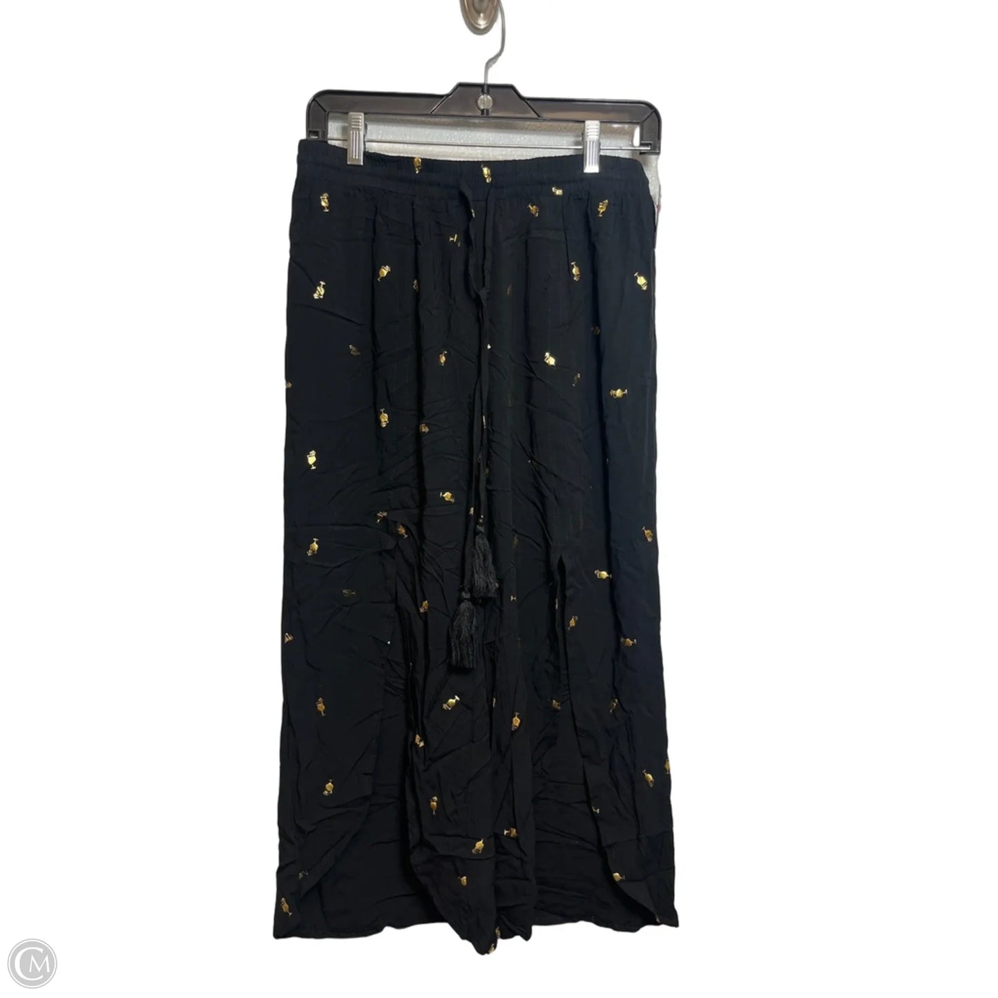 Pants Swimwear Cover-up By Solitaire In Black, Size: M