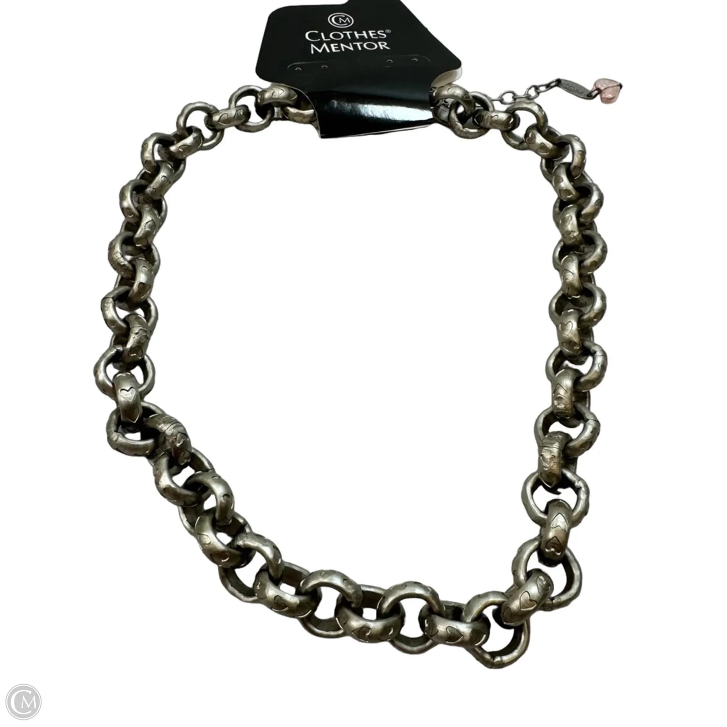 Chunky silver Necklace By Sabika