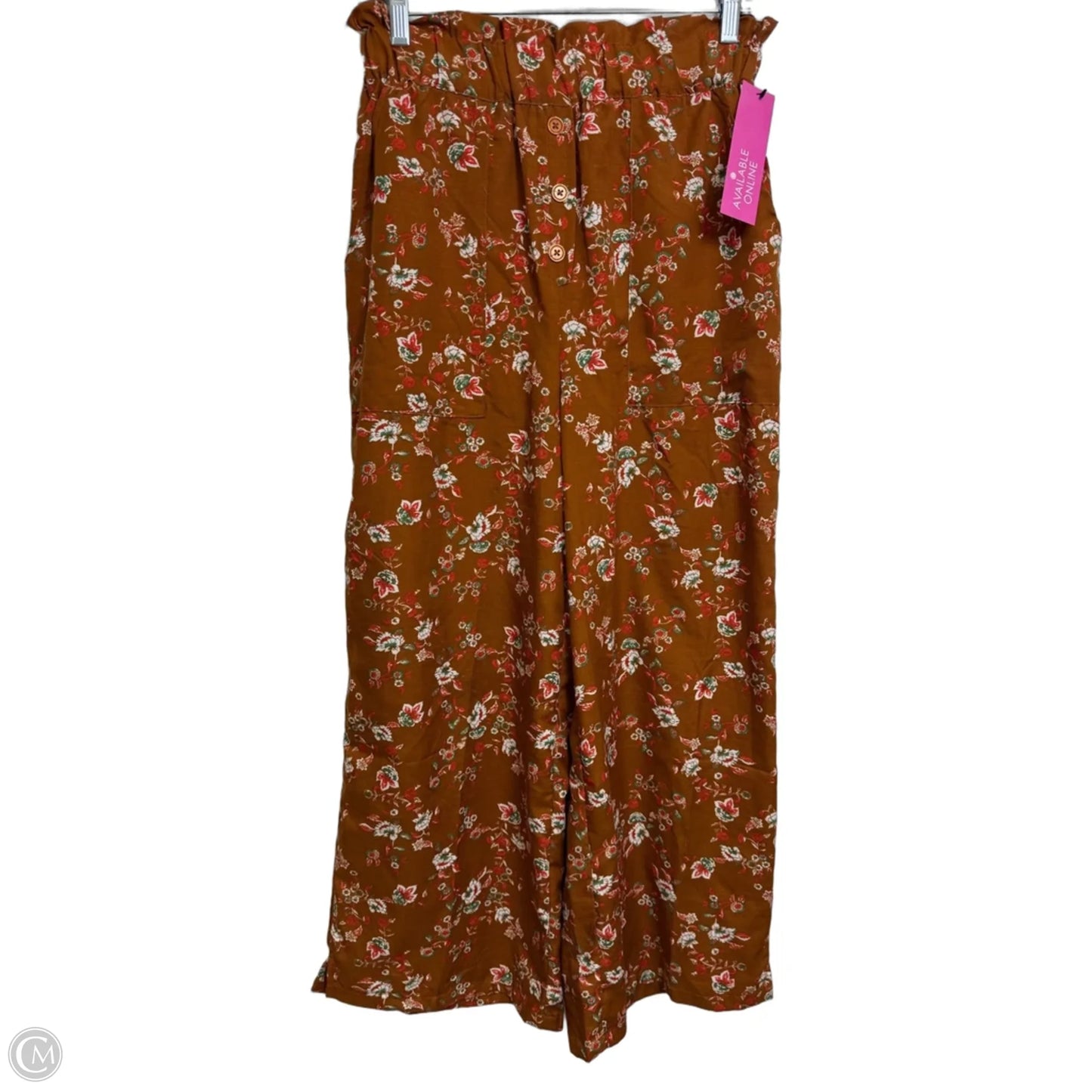 Pants Set 2pc By Clothes Mentor In Brown, Size: M