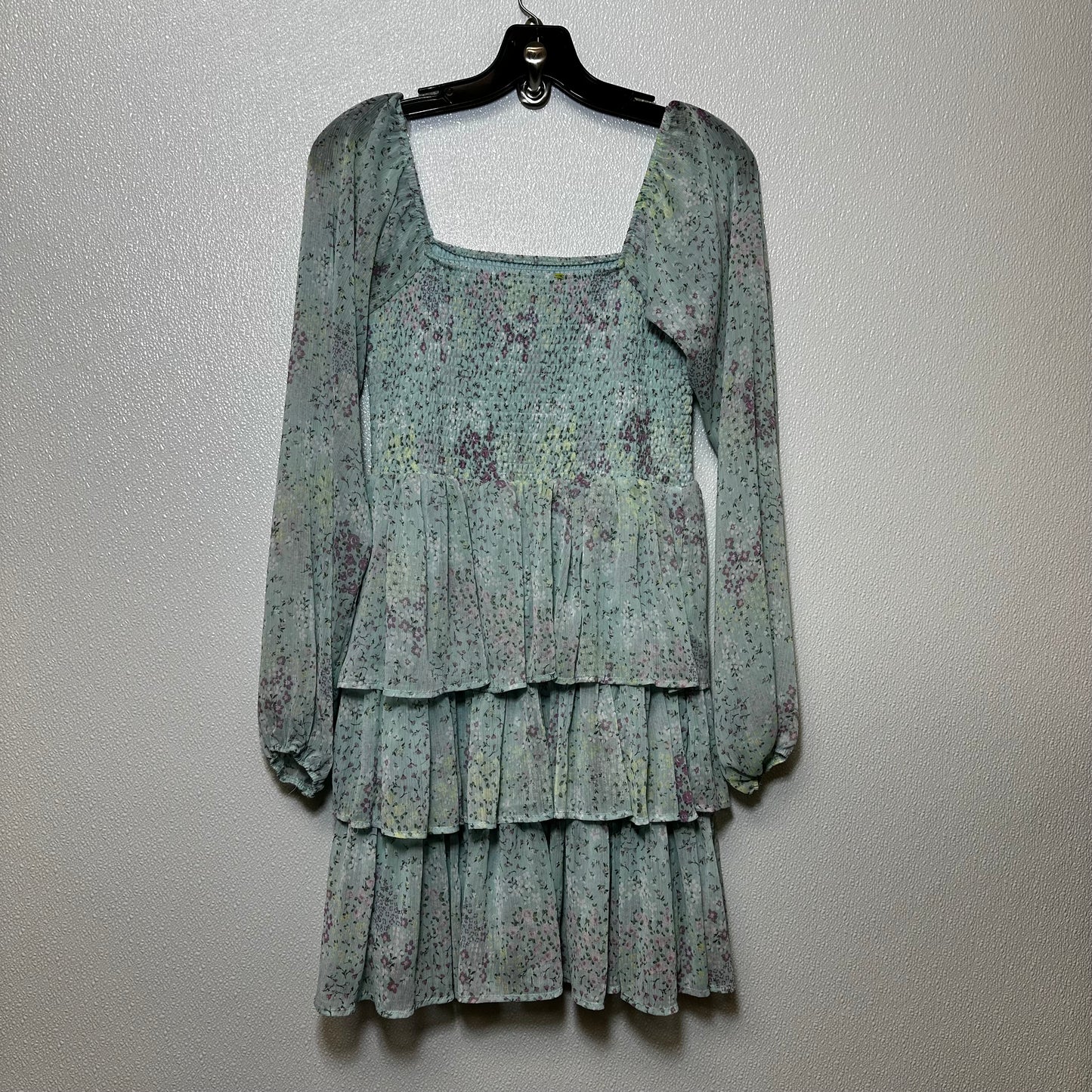 Teal Dress Casual Short Clothes Mentor, Size M