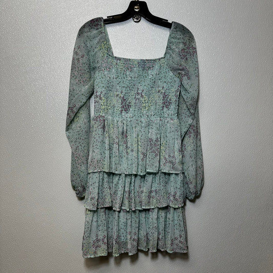 Teal Dress Casual Short Clothes Mentor, Size M