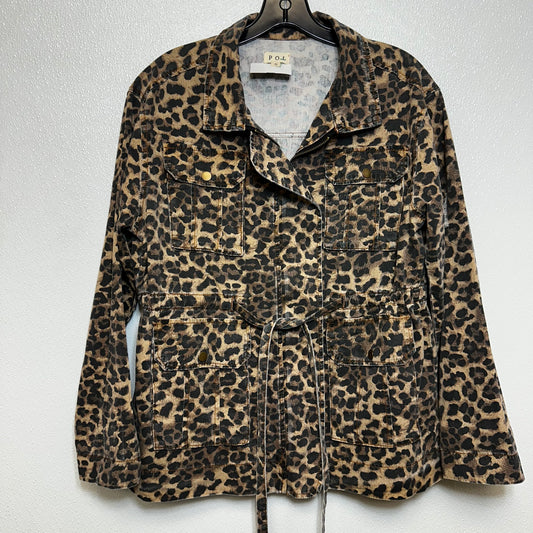 Jacket Other By Pol In Animal Print, Size: S