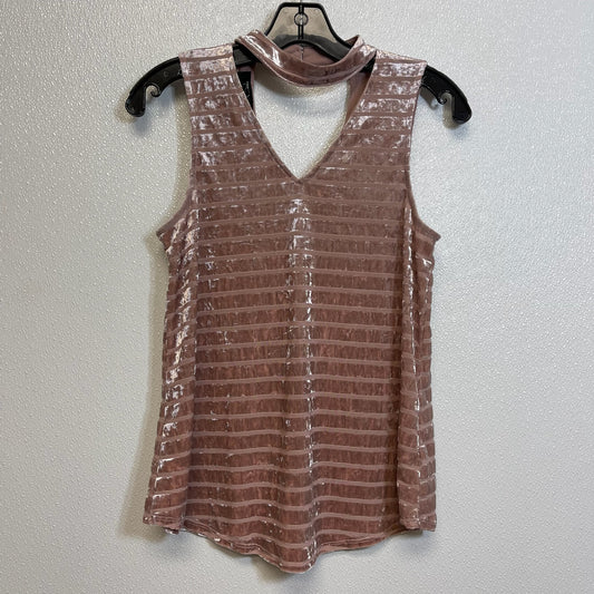 Top Sleeveless By Bcx In Pink, Size: S