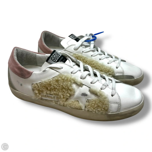 Shoes Luxury Designer By Golden Goose In White, Size: 42
