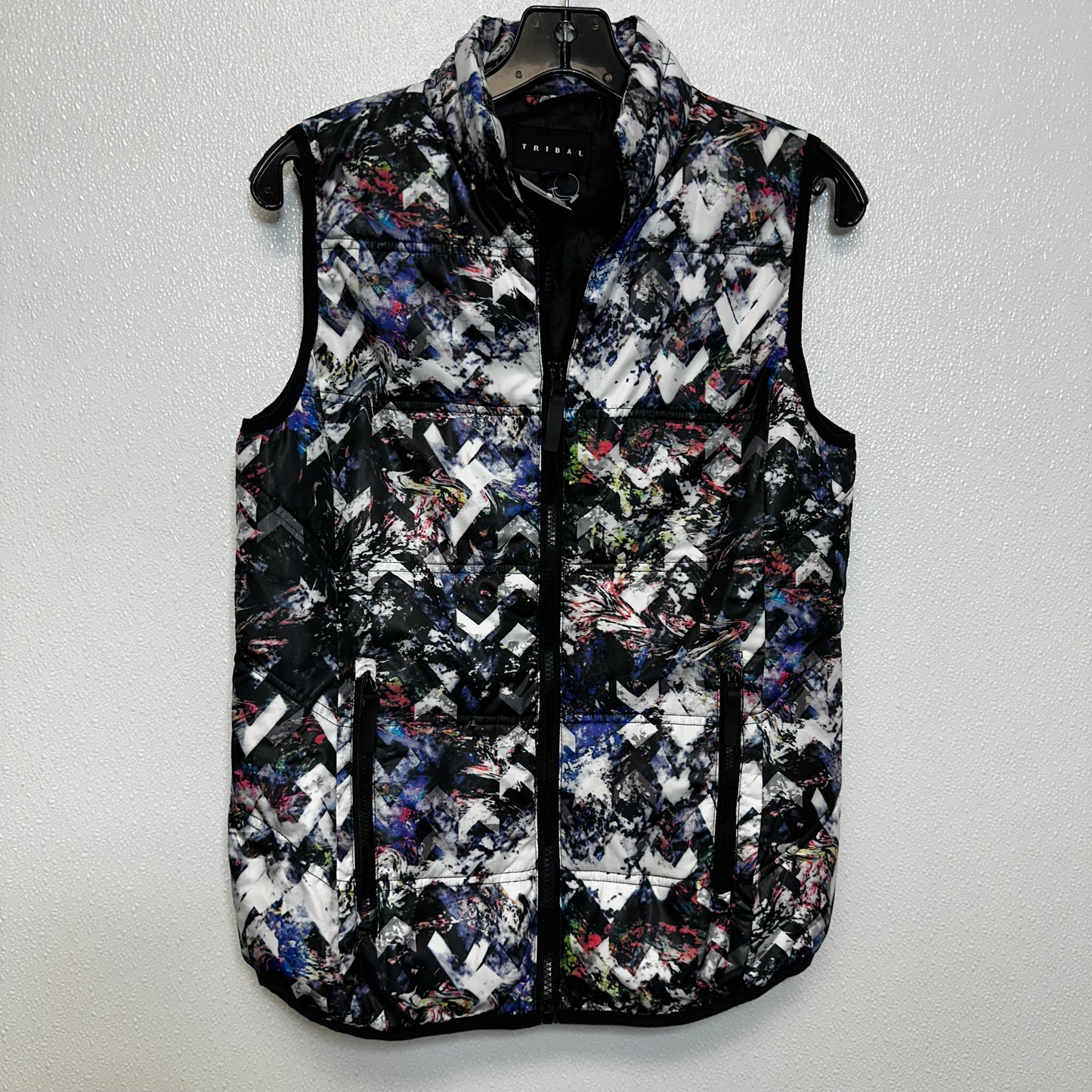 Vest Puffer & Quilted By Tribal In Print, Size: Xs