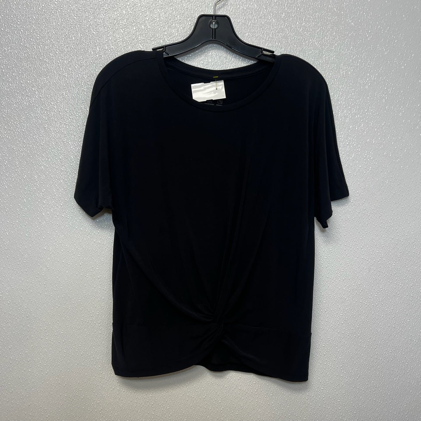 Athletic Top Short Sleeve By Gap O In Black, Size: S