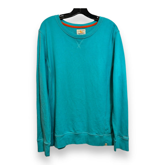 Sweatshirt Crewneck By Clothes Mentor In Aqua, Size: 2x