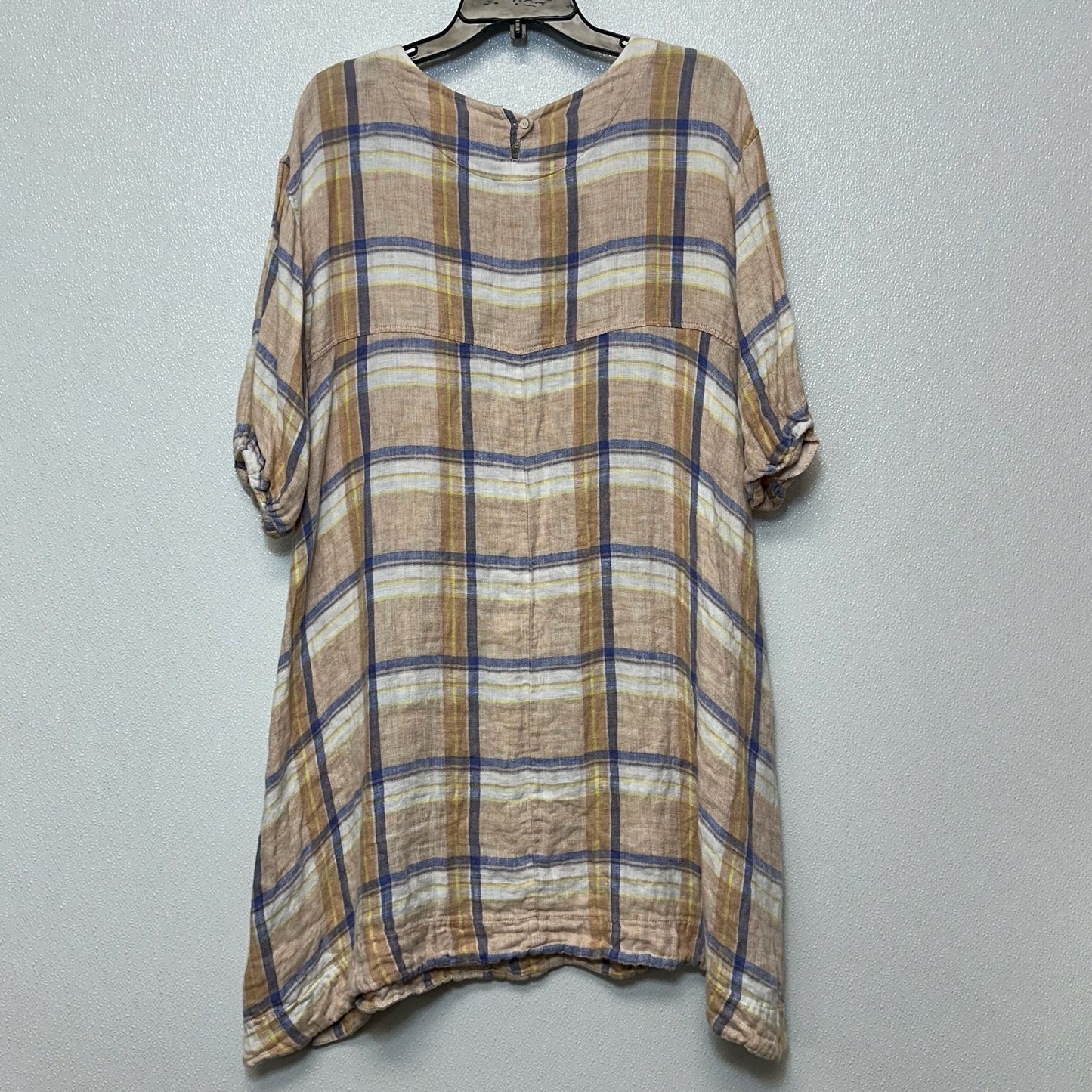 Dress Casual Short By Clothes Mentor In Plaid, Size: L