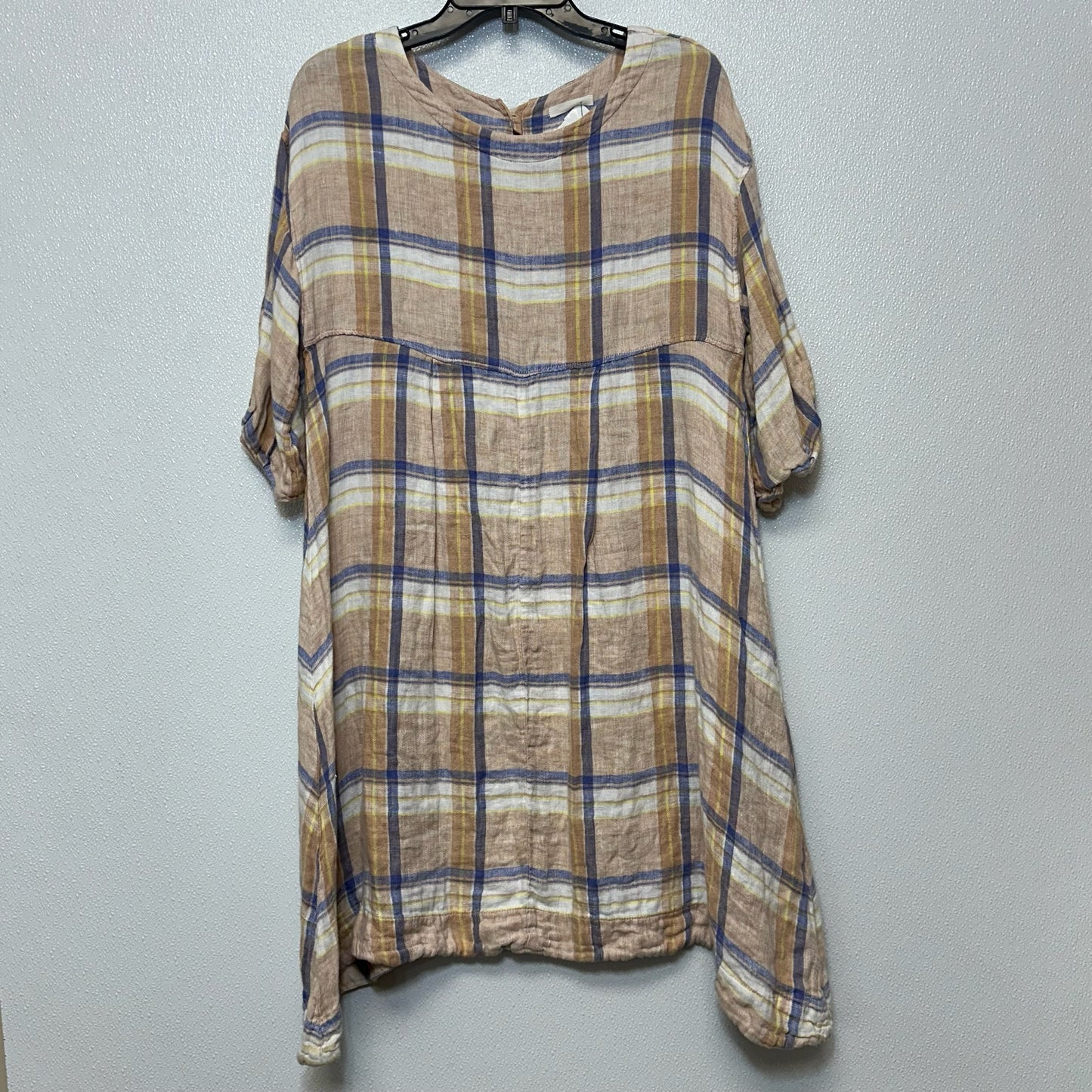 Dress Casual Short By Clothes Mentor In Plaid, Size: L