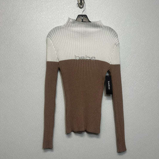 Sweater By Bebe In Off White, Size: M