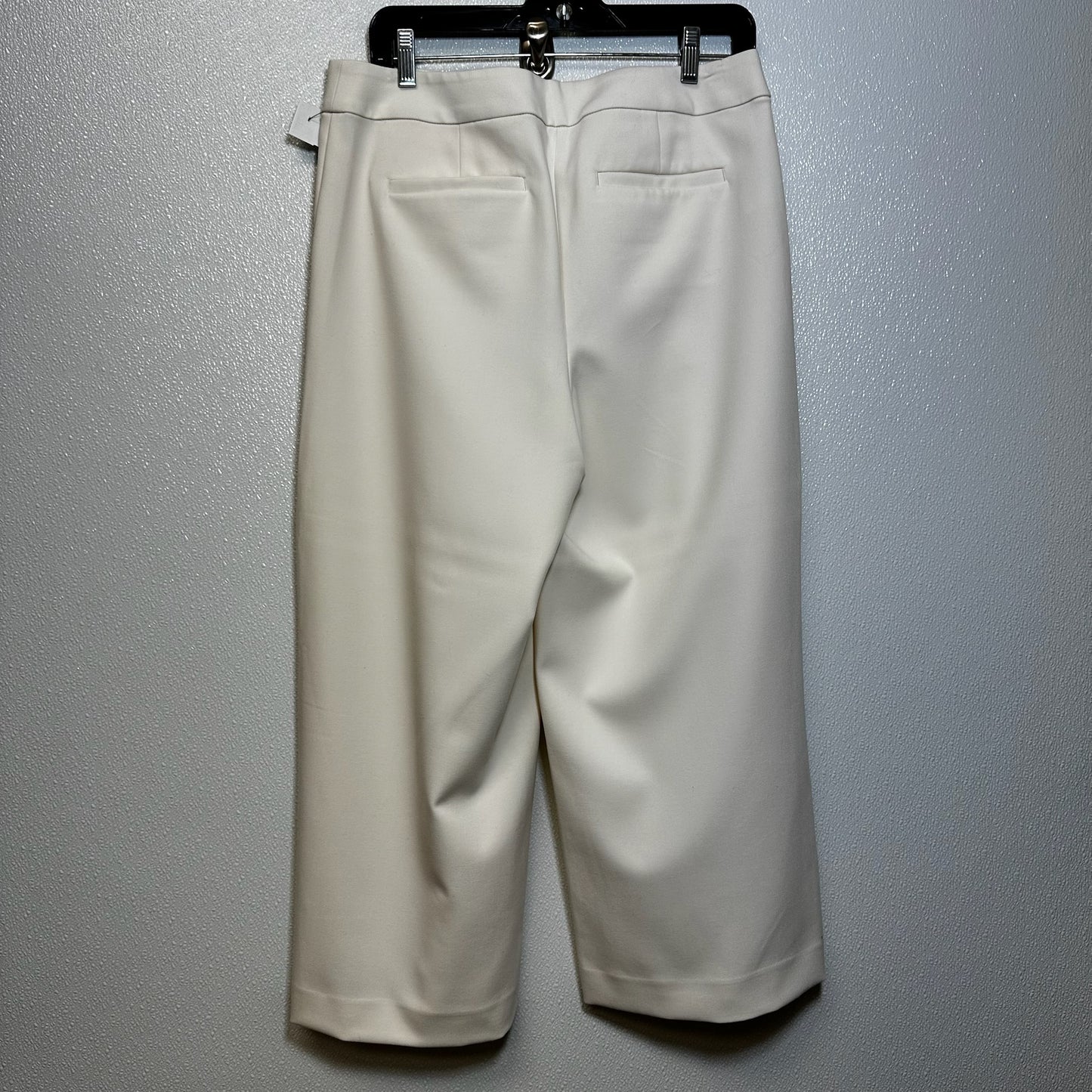 Ivory Pants Cropped Loft O, Size 6