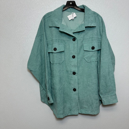 Jacket Shirt By Zenana Outfitters  Size: L