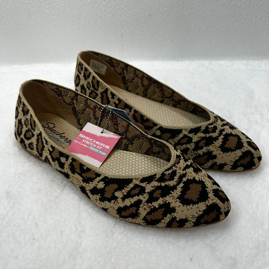 Animal Print Shoes Flats Ballet Skechers, Size 11