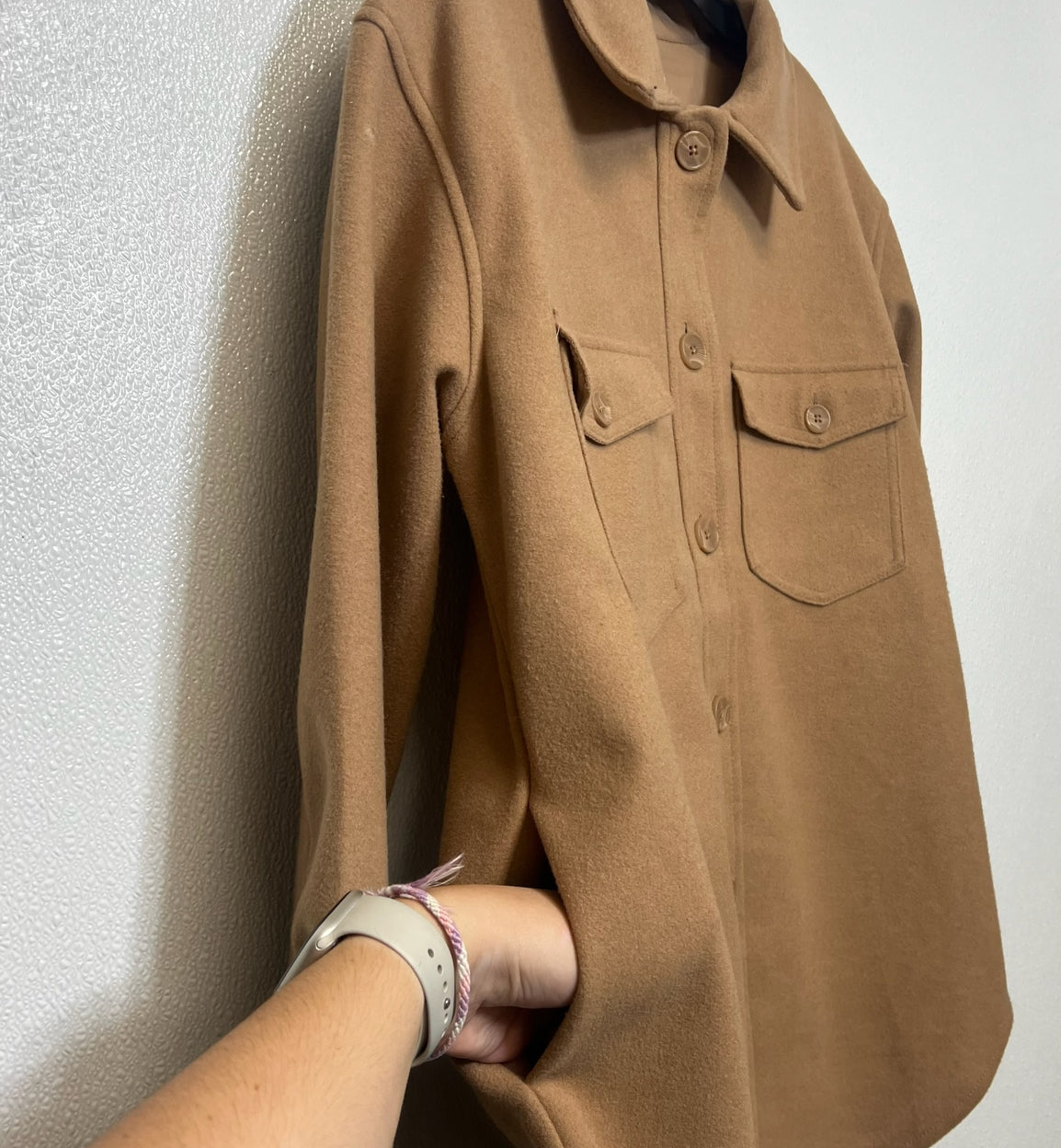 Top Long Sleeve By Joie In Tan, Size: M