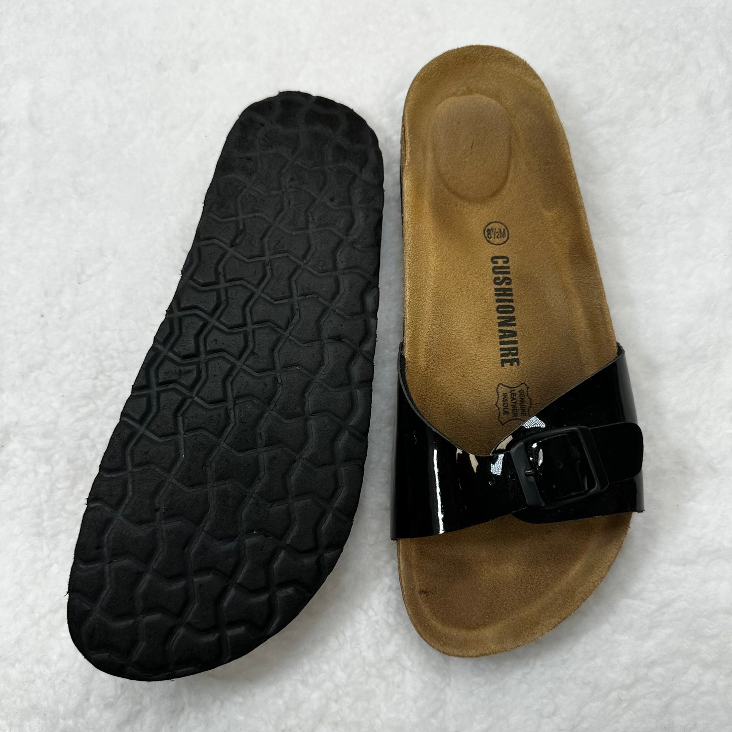 Black Sandals Flip Flops Clothes Mentor, Size 8.5