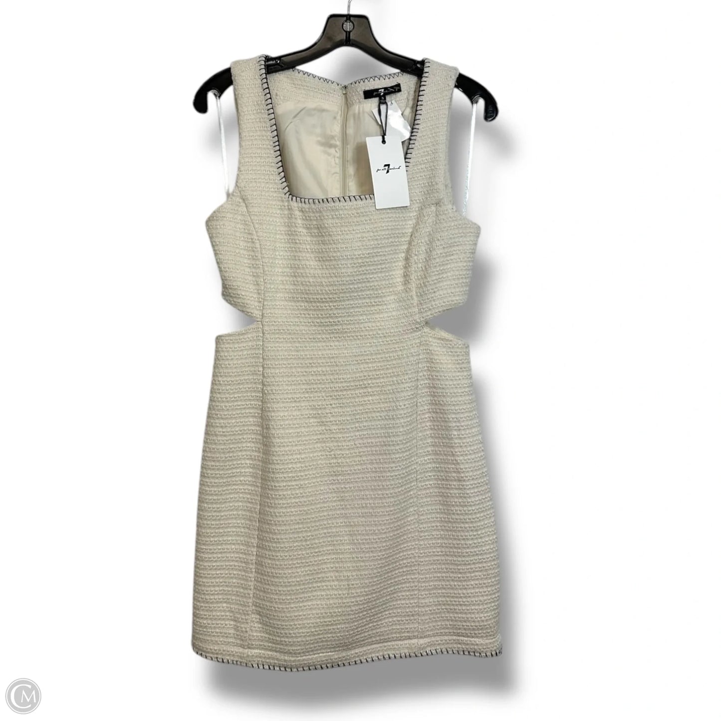 Dress Casual Short By 7 For All Mankind In Ivory, Size: S