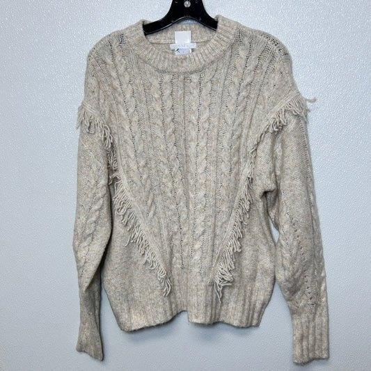 Beige Sweater Design History, Size S