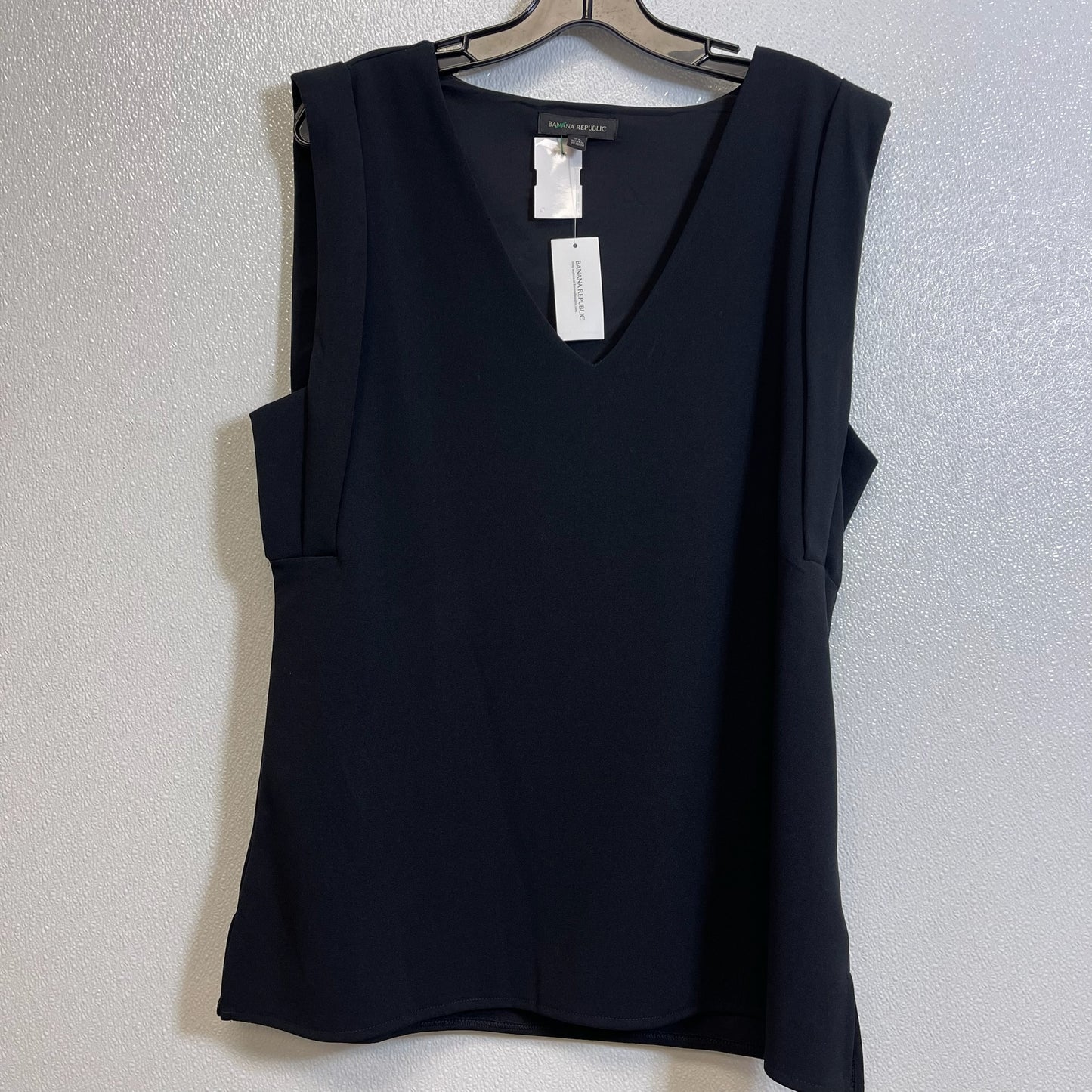 Black Top Sleeveless Banana Republic O, Size Xl