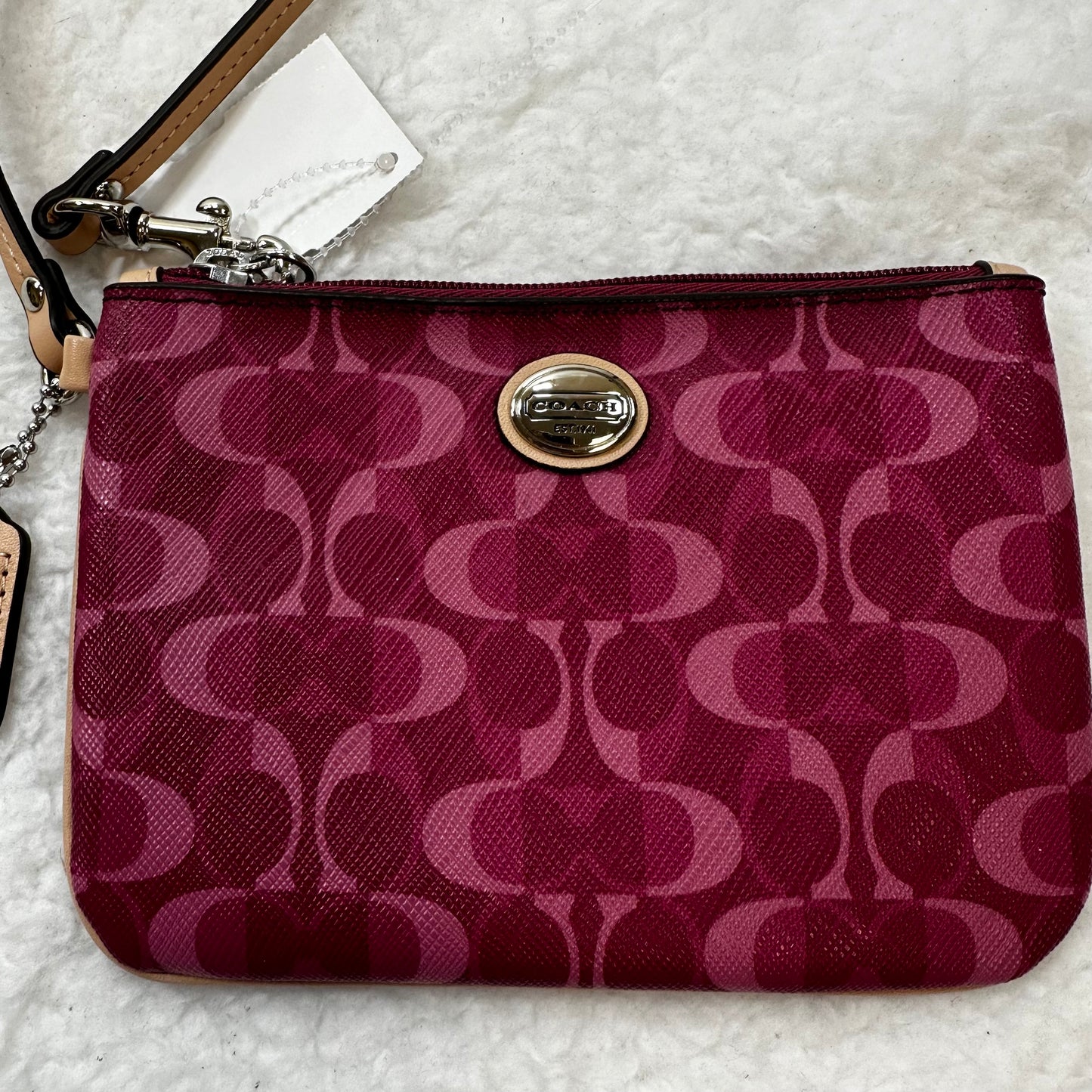 Wristlet Designer Coach, Size Small