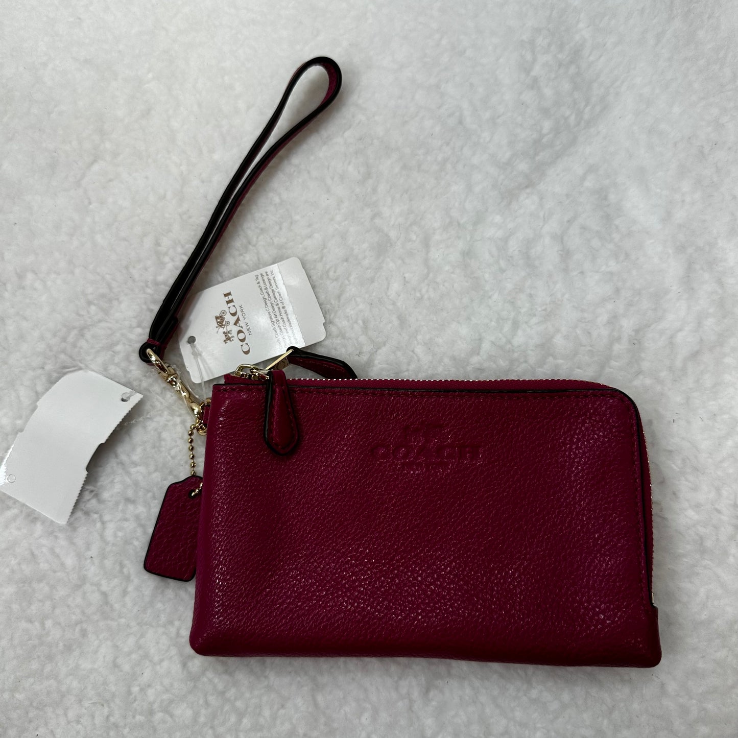 Wristlet Designer Coach, Size Small