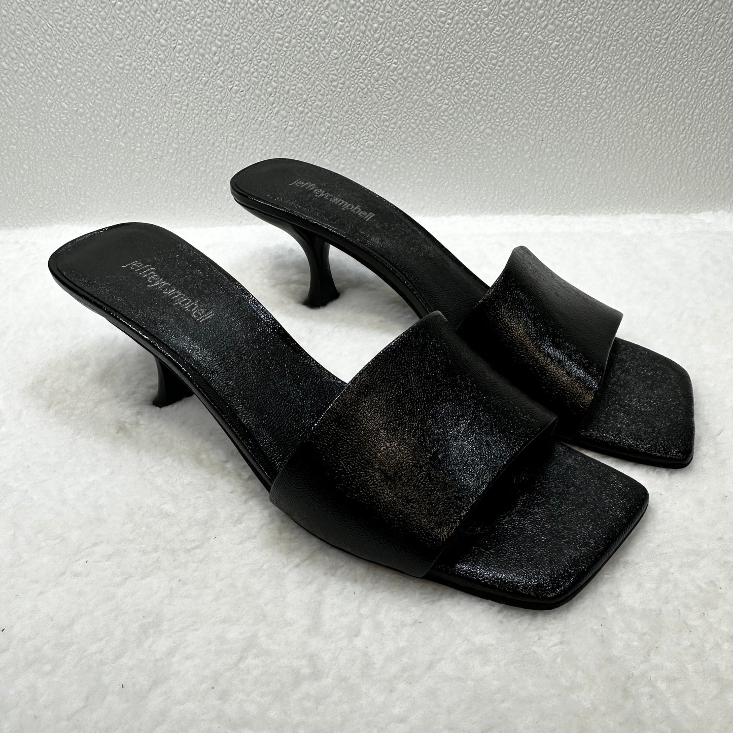 Black Sandals Heels Block Jeffery Campbell, Size 10