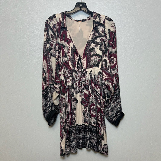 Print Dress Casual Short Free People, Size M