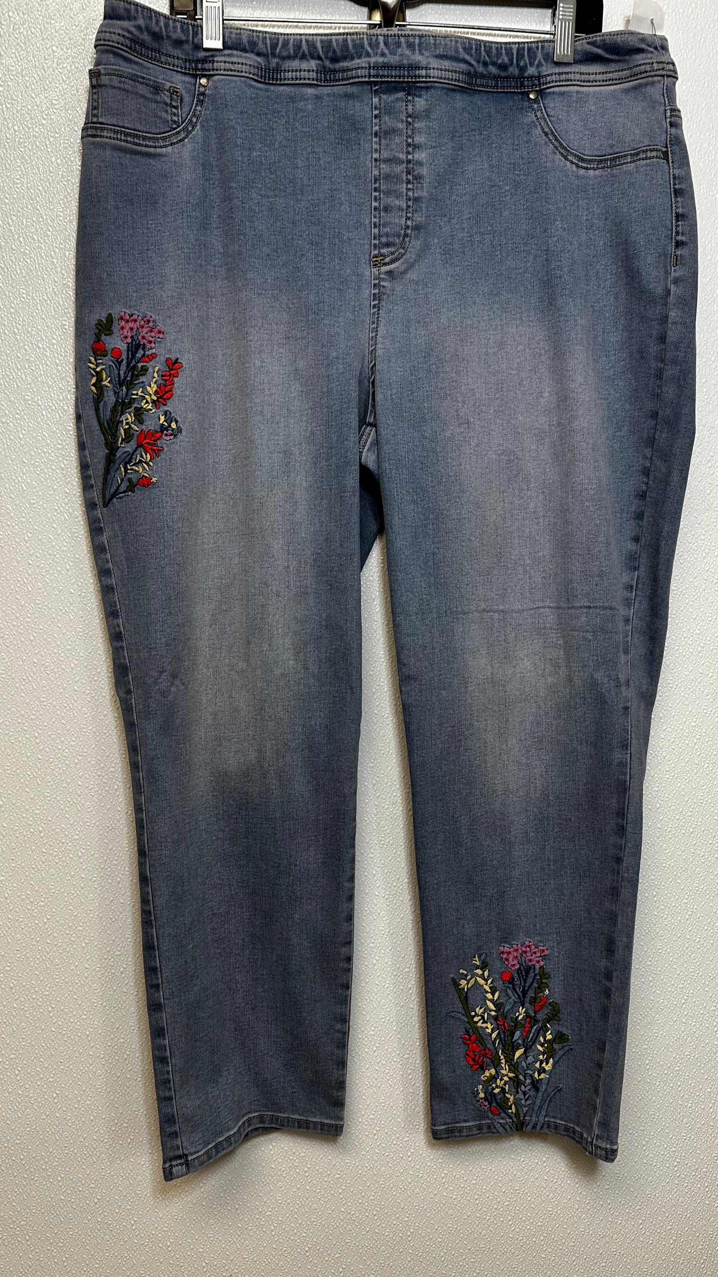 Denim Jeans Cropped Chicos O, Size 16