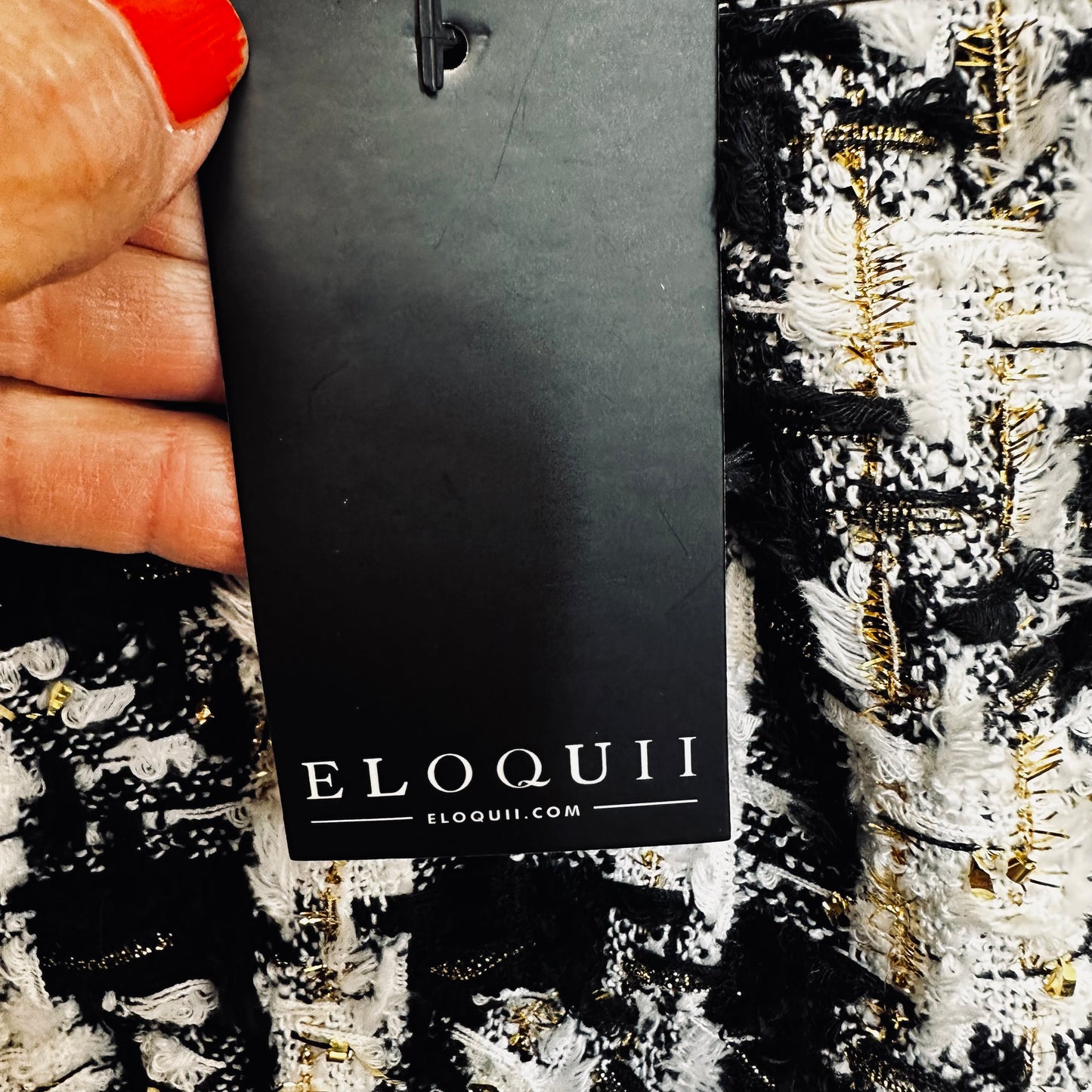 Tweed Dress Casual Short Eloquii, Size 16